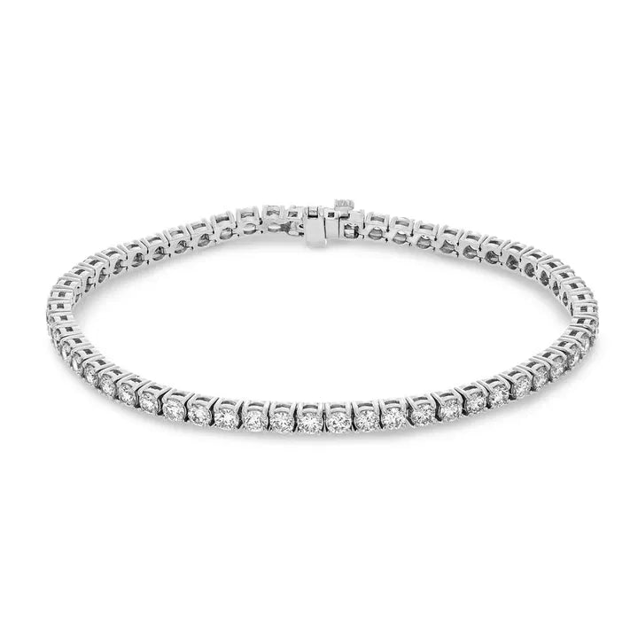 Bella Oro 14K Tennis Bracelet — Lab-Grown Diamonds (GH/SI1–SI2)