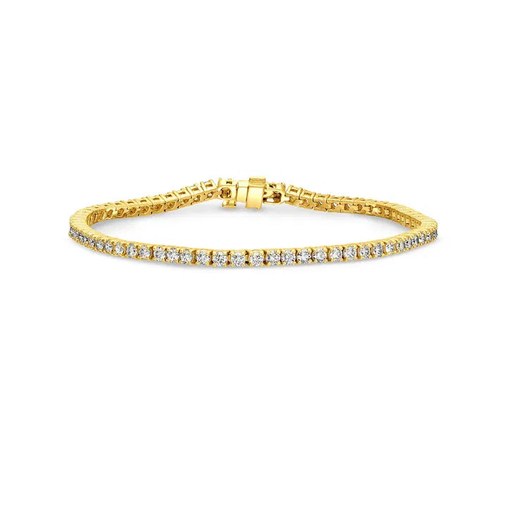Bella Oro 14K Tennis Bracelet — Lab-Grown Diamonds (GH/SI1–SI2)
