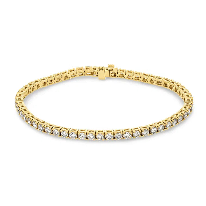 Bella Oro 14K Tennis Bracelet — Lab-Grown Diamonds (GH/SI1–SI2)